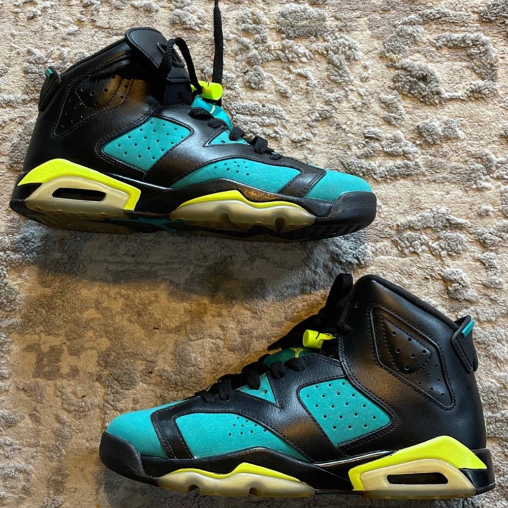 Air Jordan 6 Retro GG Turbo Green Sneakers